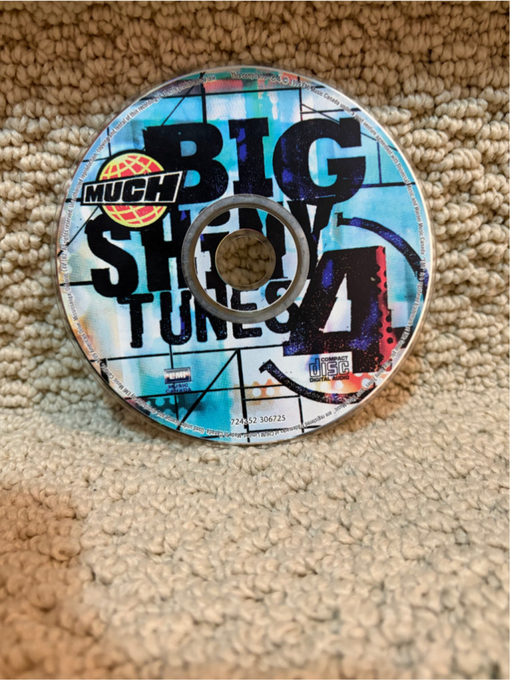 Big Shiny Tunes 4 Music CD Album Blue and Black One Size